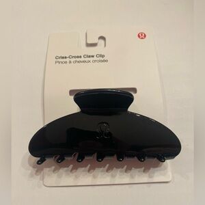 Lululemon Criss-Cross Claw Clip Hair Black‎